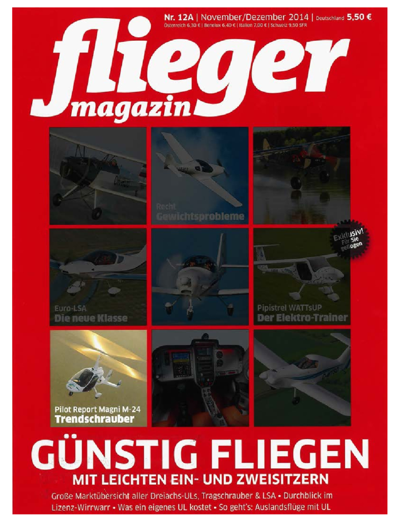 Rundflüge Flugschule Mannheim Flieger Magazin